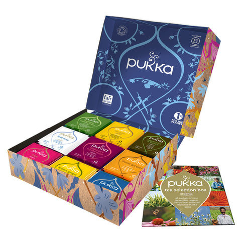 PUKKA Tea Selection Gift Box - Fair Trade & Organic