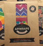 Apiwraps Reusable Beeswax Wraps - Cheese Lovers Set (3 pc)