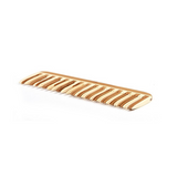 Bass Bamboo Eco Tortoise Comb -Large Wide & Fine Tooth