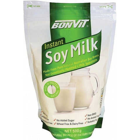 BONVIT Soy Bean Milk Powder 500g - Dairy Free alternative (Non GMO)