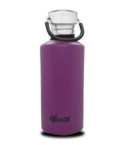 CHEEKI Reusable Stainless Steel Bottles - Purple - 500ml NEW!