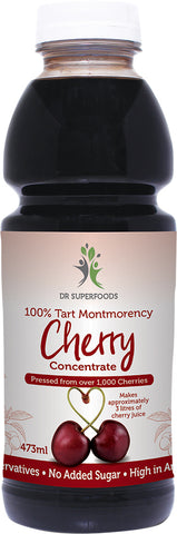 DR SUPERFOOD 100% Tart Montmorency Cherries 473ml