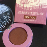 Dusty Girls Natural Mineral Eye Shadow 2g -  Dark Cacao