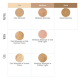 Dusty Girls Mineral Foundation SPF15 10g - Fair Minerals (add a healthy hue for light skin)