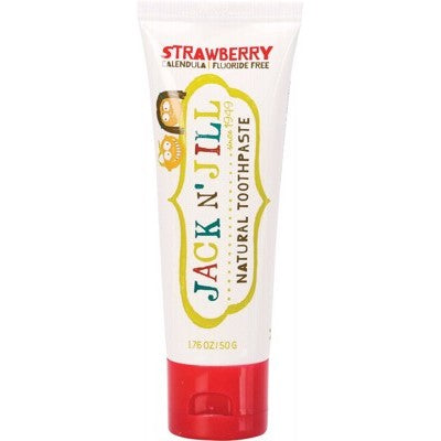 Jack N Jill Natural Fluoride Free Toothpaste - Strawberry 50g