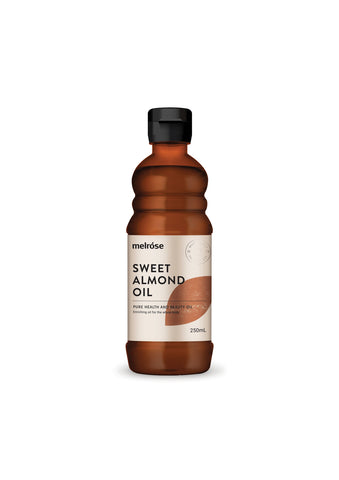 MELROSE Sweet Almond Oil 250ml (soothing, used as a fixed oil/ carrier oil)