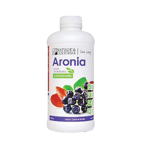 Nature's Goodness ARONIA (Black Chokeberry) Juice Concentrate 1L