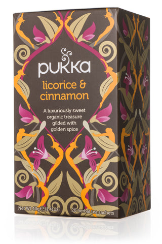 PUKKA Fair Trade Organic Tea - Licorice & Cinnamon