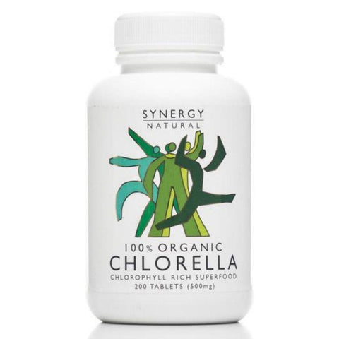 Synergy Organic Chlorella 200 tablets - Iron Rich Superfood