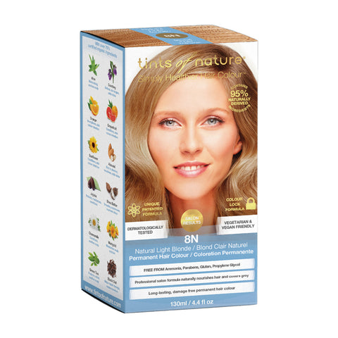 Tints of Nature Permanent Hair Colour - 8N Natural Light Blonde