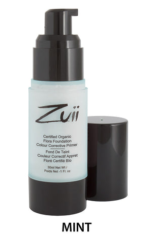 Zuii Certified Organic Colour Corrective Primer - Mint 30ml